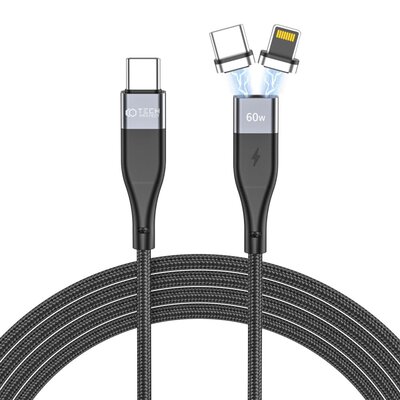 Фото - Кабель Tech-Protect Kabel magnetyczny USB - Lightning/USB-C  UltraBoost 2w1 PD60W/ 