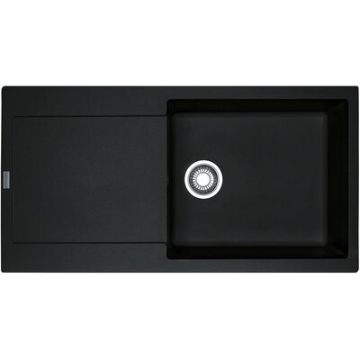 Zlewozmywak jednokomorowy z ociekaczem FRANKE Maris MRG 611-97 XL 114.0675.976 Onyx 50x97