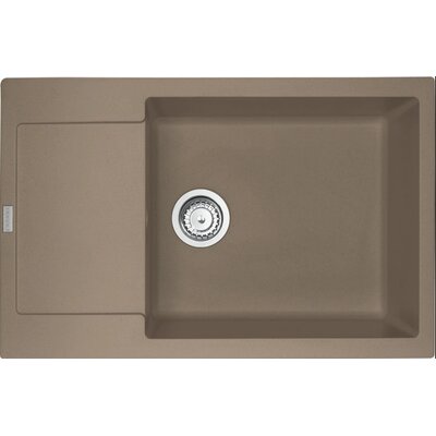Zlewozmywak jednokomorowy z ociekaczem FRANKE Maris MRG 611-78 XL 114.0675.981 Cappuccino 50x78