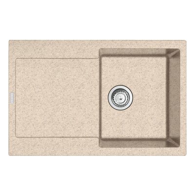 Zlewozmywak jednokomorowy z ociekaczem FRANKE Maris MRG 611-78 114.0675.999 Beżowy 50x78