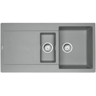 Zlewozmywak półtorakomorowy FRANKE Maris MRG 651-97 114.0675.994 Kamienny szary 50x97