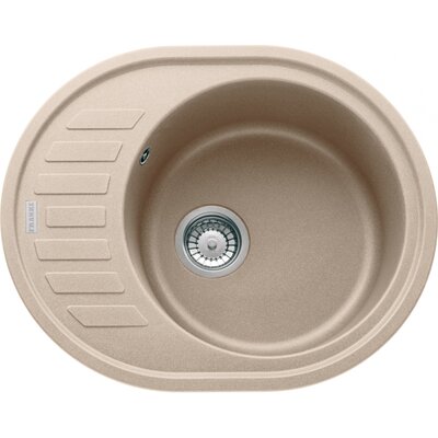 Zlewozmywak jednokomorowy z ociekaczem FRANKE Ronda ROG 611-62 114.0676.333 Beżowy 50x62