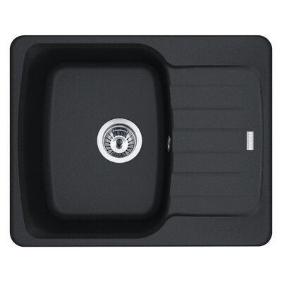 Zlewozmywak jednokomorowy z ociekaczem FRANKE Antea AZG 611-62 114.0676.255 Onyx 50x62