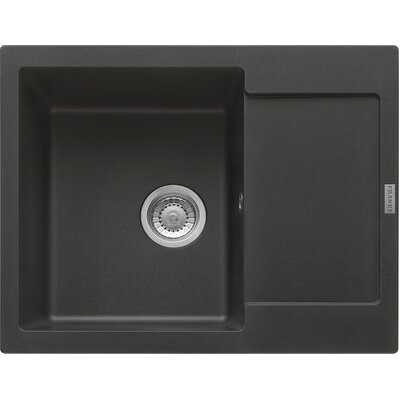 Zlewozmywak jednokomorowy z ociekaczem FRANKE Maris MRG 611-62 114.0676.029 Onyx 50x62