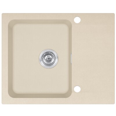 Zlewozmywak jednokomorowy z ociekaczem FRANKE Orion OID 611-62 143.0671.555 Beżowy 50x62