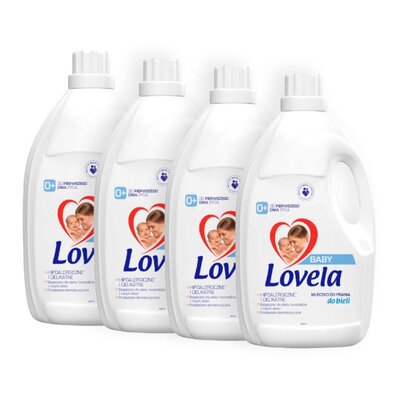 Płyn do prania LOVELA Baby Biały 4 x 1450 ml
