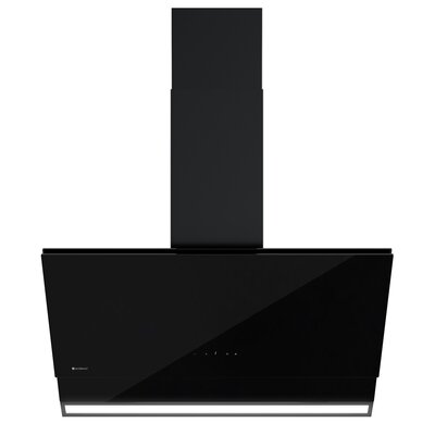 Okap GLOBALO Zenesor 90.2 Czarny 760m3/h 63dB klasa A