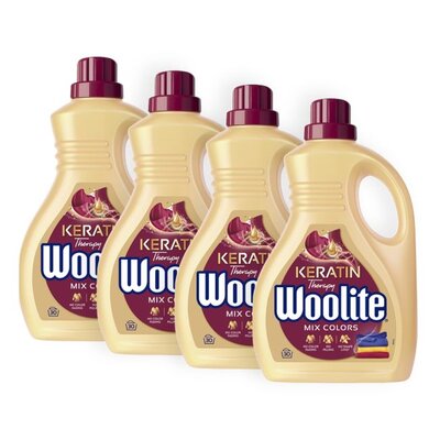 Płyn do prania WOOLITE Keratin Therapy 4 x 1800 ml