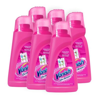 Odplamiacz do prania VANISH Oxi Action 6 x 1500 ml