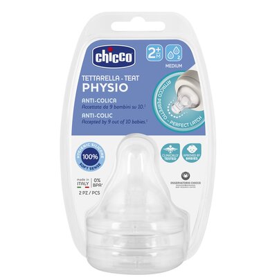 Smoczek CHICCO Perfect 5 Przezroczysty 2 m+ (2 sztuki)