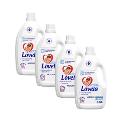 Płyn do prania LOVELA Baby Biały 4 x 4500 ml