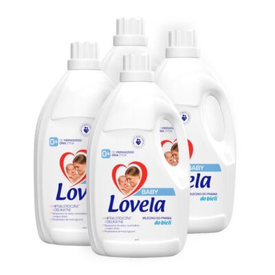 Płyn do prania LOVELA Baby Biały 4 x 4500 ml