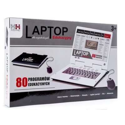 Obraz przedstawiający Zabawka laptop edukacyjny HH POLAND 80 programów edukacyjnych 61905-DM459389