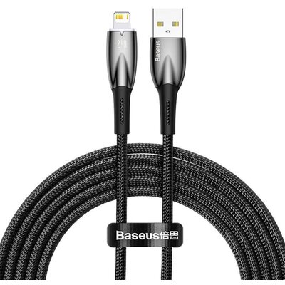 Kabel USB - Lightning BASEUS Glimmer 2 m Czarny