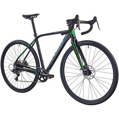 Rower gravel FONDRIEST Raptor 1.0 M24 28 cali męski Czarno-zielony