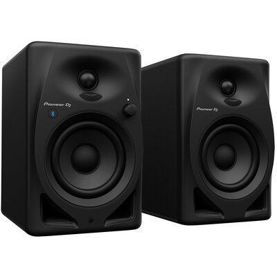 Aktywne, Podstawkowe kolumny głośnikowe PIONEER DJ DM-40D-BT Czarne (2 szt.), Bluetooth, Procesor DSP, Wypukły dyfuzor DECO