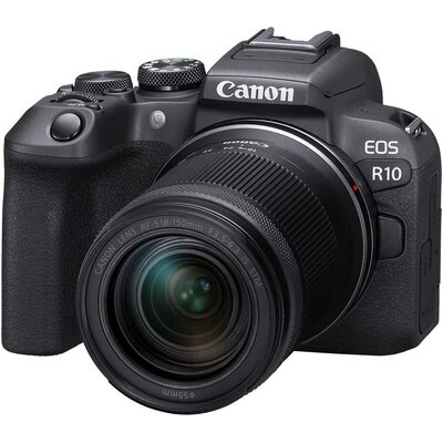 Aparat bezlusterkowy CANON EOS R10 + Obiektyw RF-S 18-150mm f/3.5-6.3 IS STM, 24.2Mpix, 4K30, 15kl/sek