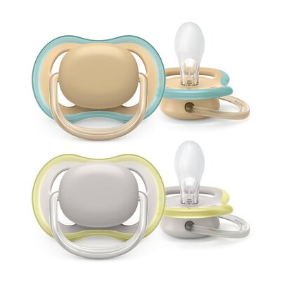 Smoczek PHILIPS Avent Ultra Air SCF085/15 0-6 m Wielokolorowy (2 sztuki)