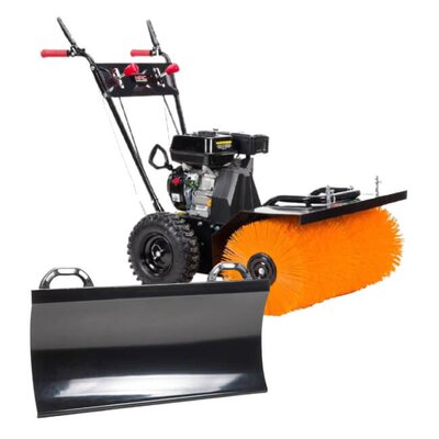 Zamiatarka spalinowa NAC SWP80-196L-KC + Pług NAC SWP-STP-V4-KC