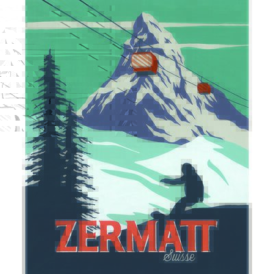 Zdjęcia - Rysowanie Ravensburger Malowanie po numerach  CreArt Zermatt Szwajcaria 23500 