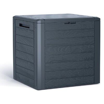 Skrzynia ogrodowa PROSPERPLAST Woodebox MBWL140-S433 140L Antracytowy