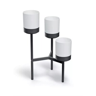 Kwietnik PROSPERPLAST Bloomie Stand IKD3L-S449 54 x 49 x 80.5 cm Czarno-biały