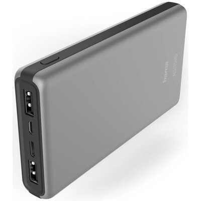Powerbank HAMA Power Pack ALU15HD 15000 mAh Srebrny