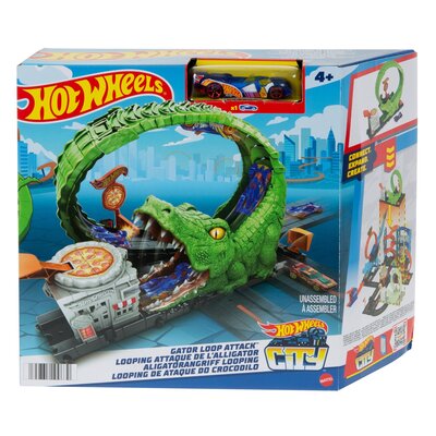 Tor Hot Wheels City Pętla krokodyla HKX39