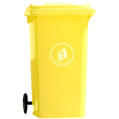 Pojemnik gospodarczy MIRPOL GT-240H 240 L Żółty