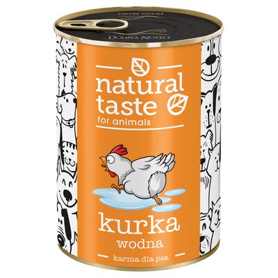 Karma dla psa NATURAL TASTE Kurka wodna z kurczakiem 400 g