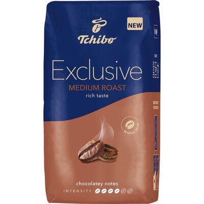 Kawa ziarnista TCHIBO Exclusive Medium Roast Arabica 1 kg