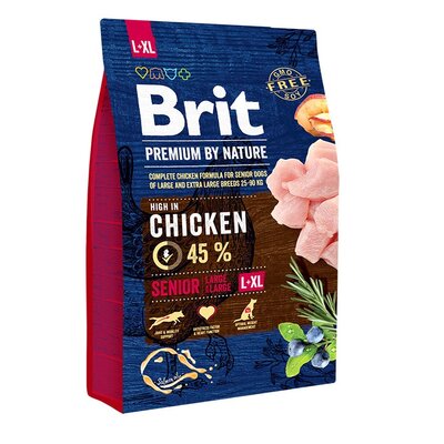 Karma dla psa BRIT Premium by Nature Senior Lagre + extra large Kurczak 3 kg