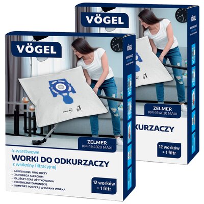 Worek do odkurzacza VÖGEL KM 49.4020 (24 sztuki)