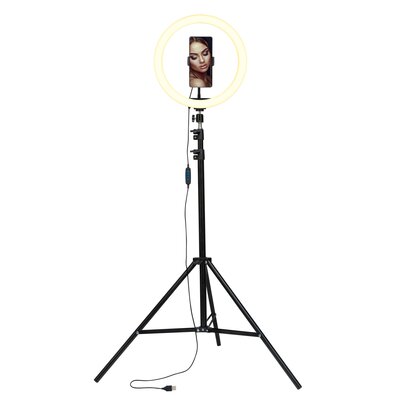 Lampa pierścieniowa XLINE SF600 selfie ze statywem 210 cm