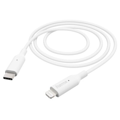Zdjęcia - Kabel Hama  USB-C - Lightning  201598 1 m Biały 
