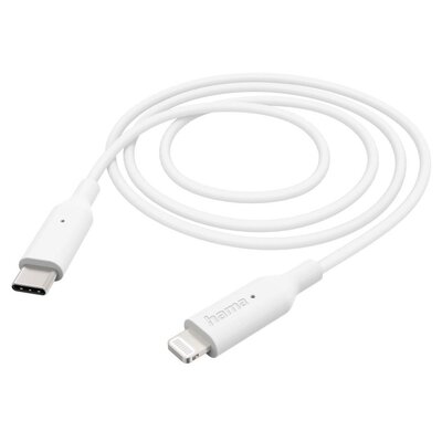 Kabel USB-C - Lightning HAMA 201598 1 m Biały