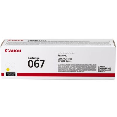 Obraz przedstawiający Toner CANON CRG 067 Żółty