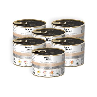 Karma dla psa DOLINA NOTECI Premium z gęsią, ziemniakami i jabłkiem 6 x 185 g