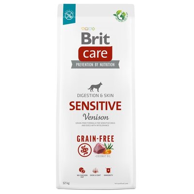 Karma dla psa BRIT Care Dog Grain Free Sensitive Venison Dziczyzna i ziemniaki 12 kg