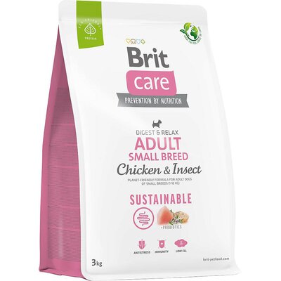 Karma dla psa BRIT Care Adult Small Breed Kurczak i owady 3 kg