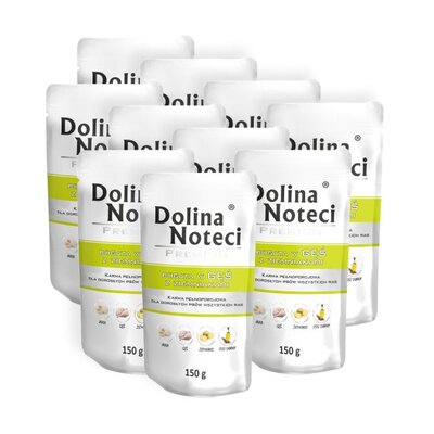 Karma dla psa DOLINA NOTECI Premium bogata w gęś z ziemniakami 10 x 150 g