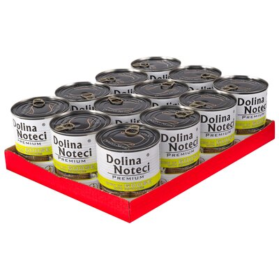 Karma dla psa DOLINA NOTECI Premium bogata w gęś z ziemniakami 12 x 800 g