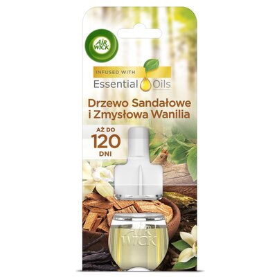 Wkład do elektrycznego odświeżacza powietrza AIR WICK Drzewo Sandałowe i Zmysłowa Wanilia 19 ml