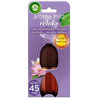 Wkład do odświeżacza powietrza AIR WICK Aromatyczna Mgiełka Relaks Jaśmin, zielona herbata i kwiat lotosu 20 ml