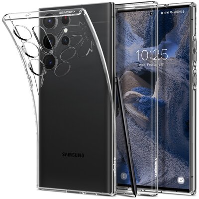 Etui SPIGEN Liquid Crystal do Samsung Galaxy S23 Ultra Przezroczysty