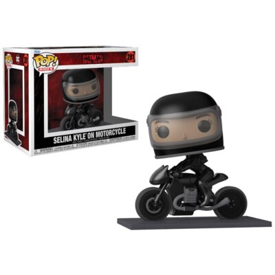 Figurka FUNKO Pop Batman Selina na motocyklu