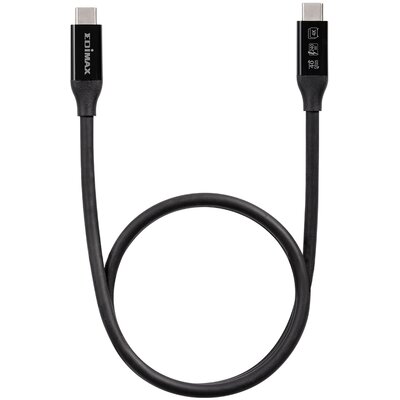 Kabel USB-C - USB-C EDIMAX USB4 Thunderbolt 3 0.5 m Czarny
