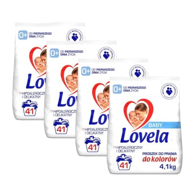 Proszek do prania LOVELA Baby Kolor 4 x 4.1 kg