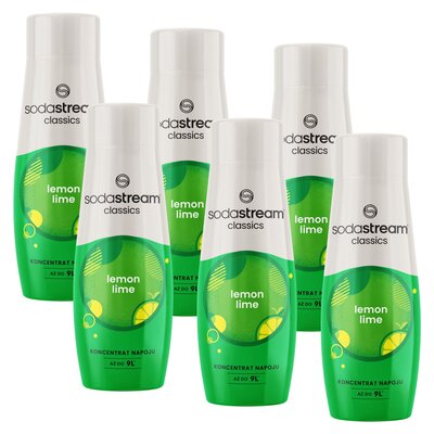 Syrop do saturatorów SODASTREAM Cytrynowo-Limonkowy 6 x 440 ml