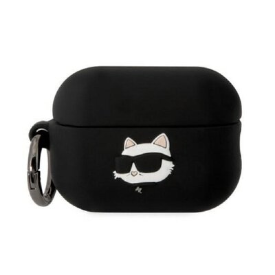 Фото - Чохол для навушників Karl Lagerfeld Etui na słuchawki  Silicone Choupette Head 3D do Apple AirPo 